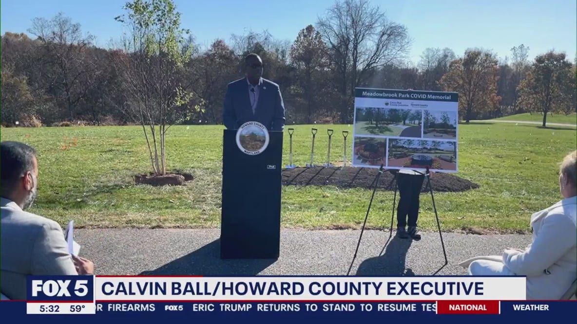 Howard County breaks ground on new COVID-19 memorial